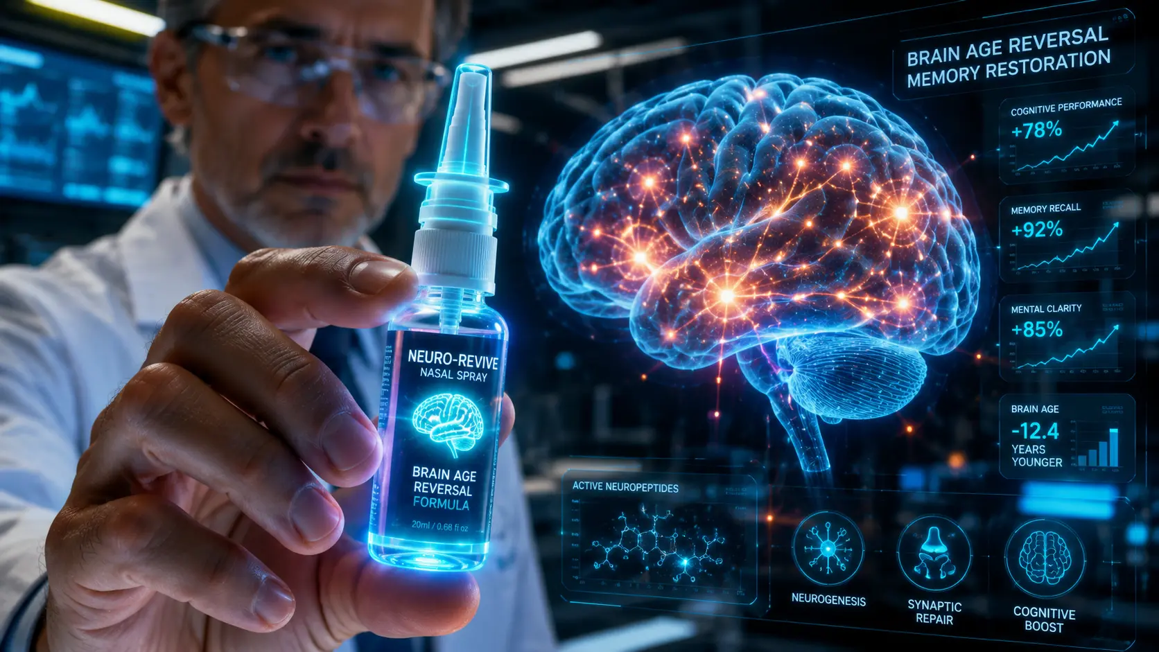 Scientists Reverse Brain Aging With Simple Nasal Spray: Memory Restored!