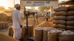 Kota Mandi Bhav Today 7 May 2026: Lahsun 20,000, Gehu 2,540